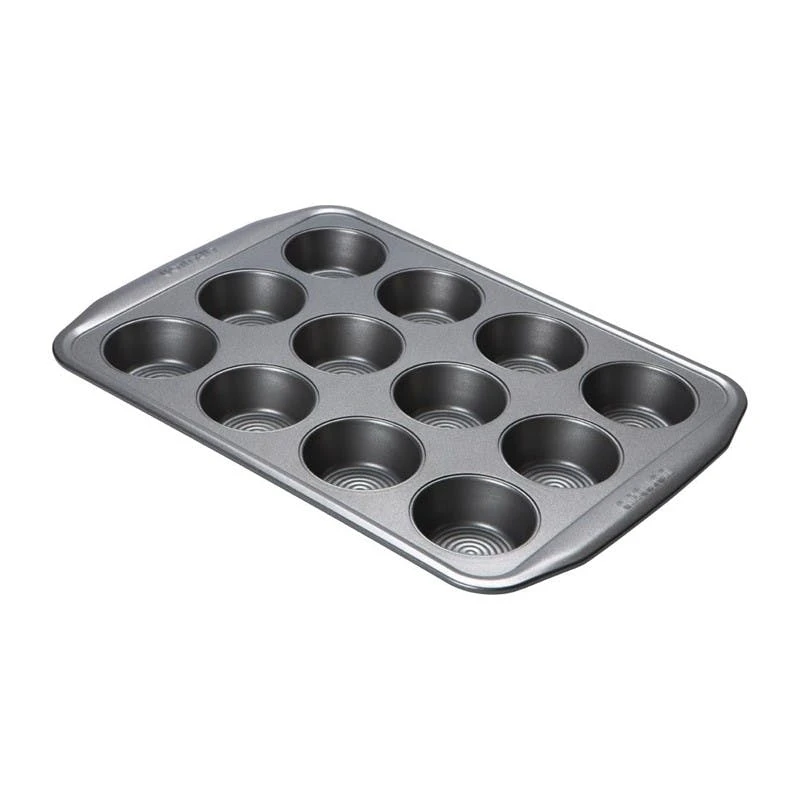 Null Circulon Muffinform Aus Karbonstahl Für 12 Muffins 1 Null Circulon Muffinform Aus Karbonstahl Für 12 Muffins