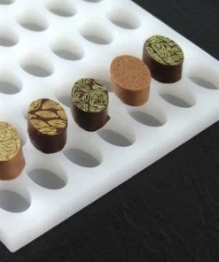 Null Silikonform Für Pralinen, Oval