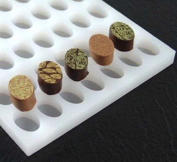 Null Silikonform Für Pralinen, Rund 2 Null Silikonform Für Pralinen, Rund – Bild 2