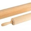 2x Contacto Teigrolle Aus Gummibaumholz Aus Unbehandeltem, Naturbelassenem Hartholz