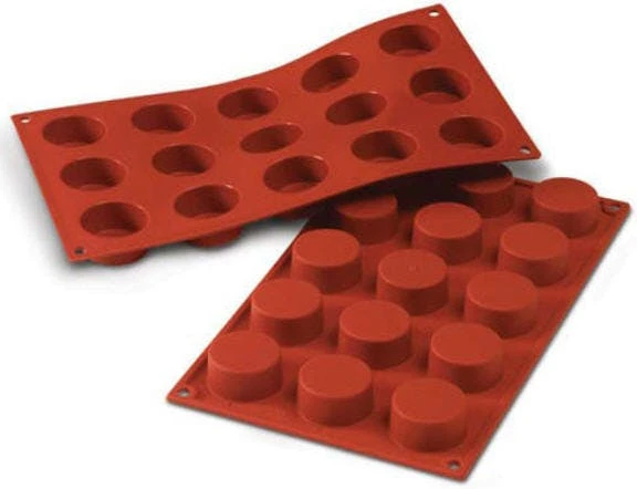 Null Silikonform, Backform, Petit-Fours 40 Mm, Silikomart 1 Null Silikonform, Backform, Petit-Fours 40 Mm, Silikomart