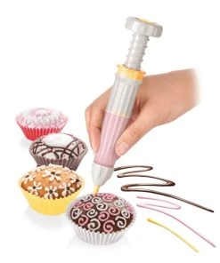 Null Tescoma Dekorierstift Garnierstift Dekostift Garnierspritze Backen Mit 5 Tüllen