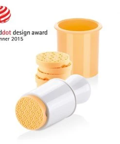 Null Tescoma Ausstechform Plätzchenausstecher Mit Stempel Kunststoff Gelb 7-tlg SET