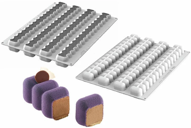 Null Dessertset Eclair, Silikonform, Silikomart, 13 X 2,5 X 2,5 Cm 2 Null Dessertset Eclair, Silikonform, Silikomart, 13 X 2,5 X 2,5 Cm – Bild 2